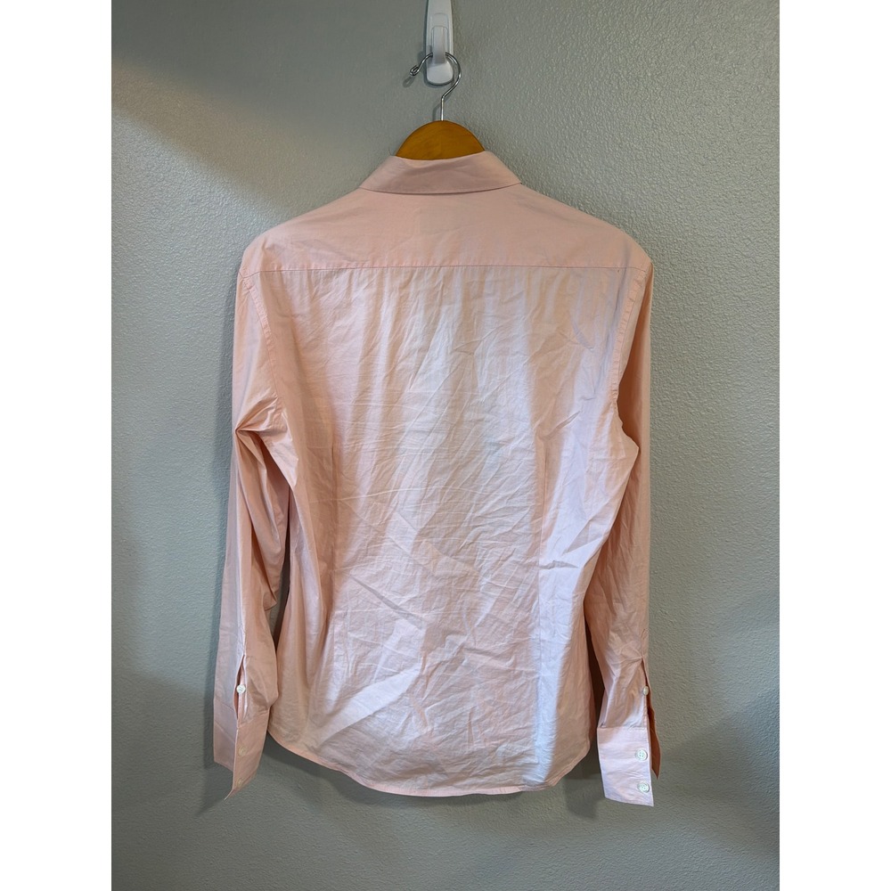Energie Gold Button Up Shirt Mens L Pink Dia de los Muertos Skull Y2K - Picture 6 of 9